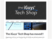 Tablet Screenshot of iguystechshop.com